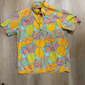 Chubbies “The Nutter” Pineapple Hawaiian Shirt - Size Small